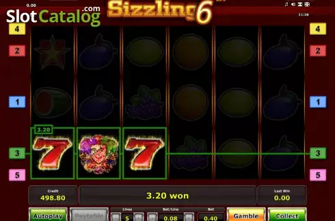 Αγριος. Sizzling 6 Κουλοχέρης