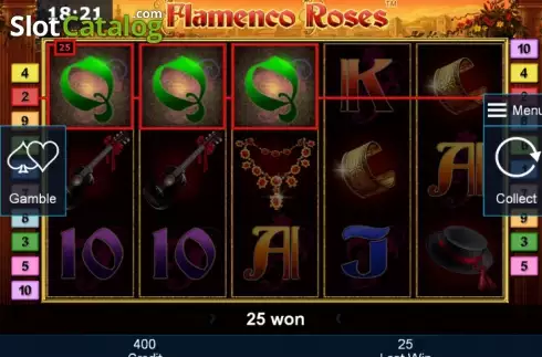 Νίκη. Flamenco Roses Κουλοχέρης
