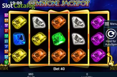 Ροδέλες. Gemstone Jackpot Κουλοχέρης