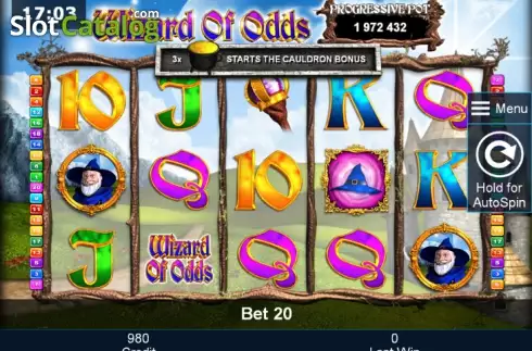 Ροδέλες. Wizard of Odds Κουλοχέρης