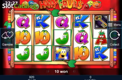 Νίκη. Happy Fruits (Novomatic) Κουλοχέρης