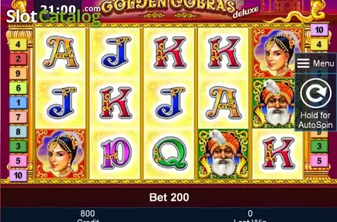 Ροδέλες. Golden Cobras deluxe Κουλοχέρης