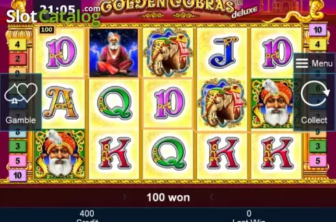 Αγριος. Golden Cobras deluxe Κουλοχέρης