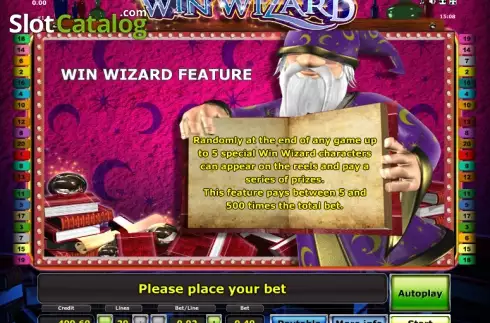 Πίνακας πληρωμών 2. Win Wizard Κουλοχέρης