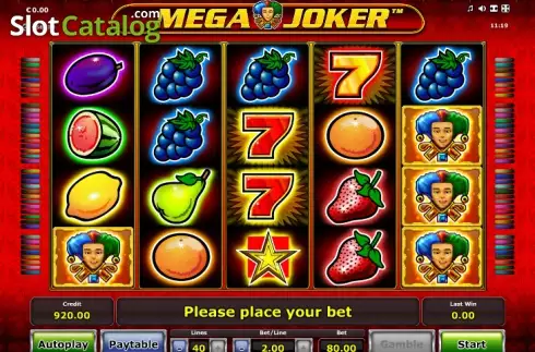 Ροδέλες. Mega Joker (Novomatic) Κουλοχέρης