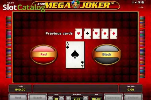 Διπλασιάστε. Mega Joker (Novomatic) Κουλοχέρης