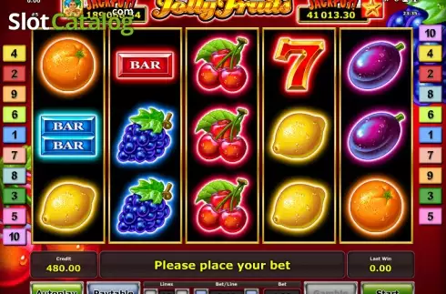 Ροδέλες. Jolly Fruits Κουλοχέρης
