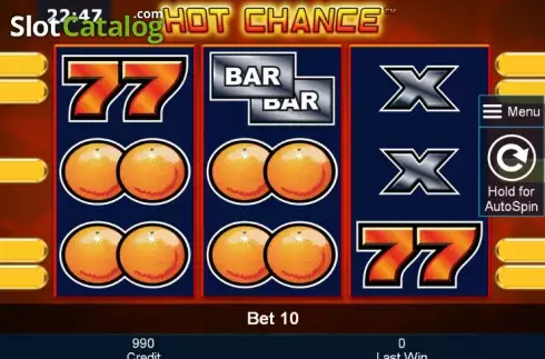 Ροδέλες. Hot Chance Κουλοχέρης 