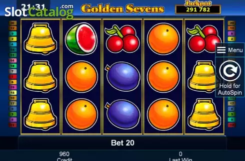 Ροδέλες. Golden Sevens (Green Tube) Κουλοχέρης