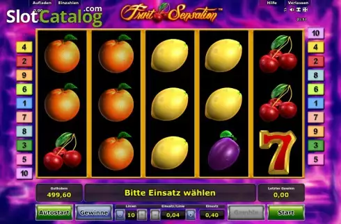 Ροδέλες. Fruit Sensation Κουλοχέρης