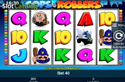 Ροδέλες. Cops'n' Robbers (Green Tube) Κουλοχέρης