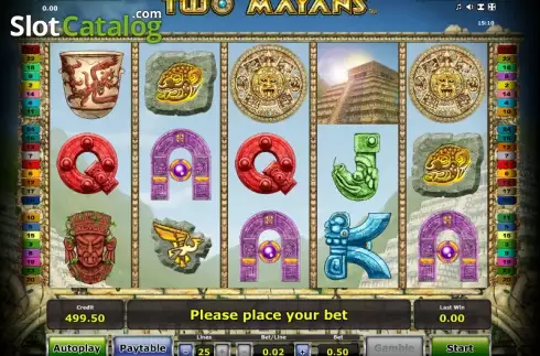 Ροδέλες. Two Mayans Κουλοχέρης 