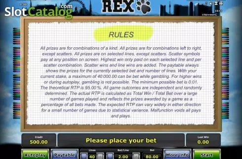 Πίνακας πληρωμών 3. Rex Κουλοχέρης