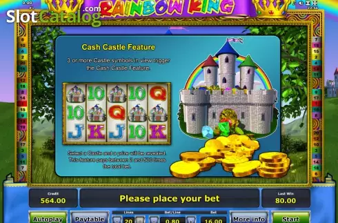 Πίνακας πληρωμών 3. Rainbow King Κουλοχέρης