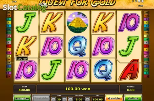 Νίκη. Quest for Gold (Novomatic) Κουλοχέρης