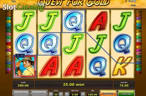 Αγριος. Quest for Gold (Novomatic) Κουλοχέρης