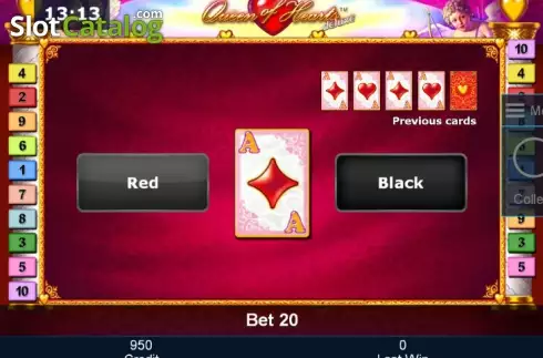 Διπλασιάστε. Queen of Hearts deluxe Κουλοχέρης