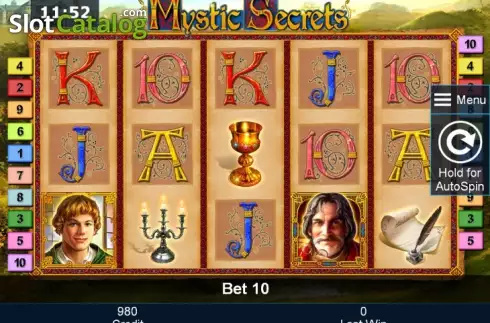 Ροδέλες. Mystic Secrets Κουλοχέρης