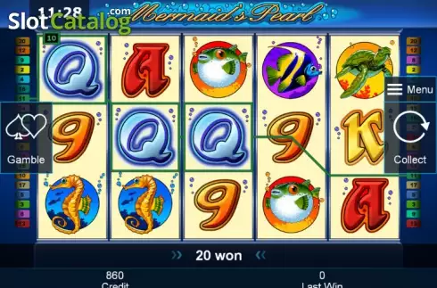 Νίκη. Mermaid's Pearl (Novomatic) Κουλοχέρης