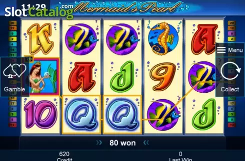 Αγριος. Mermaid's Pearl (Novomatic) Κουλοχέρης