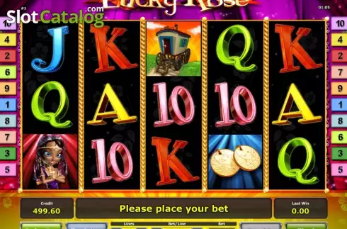 Ροδέλες. Lucky Rose Κουλοχέρης