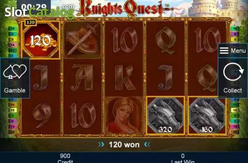 Επιλέξτε το μπόνους 2. Knights Quest Κουλοχέρης