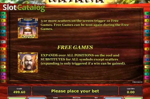 Πίνακας πληρωμών 2. Katana (Greentube) Κουλοχέρης