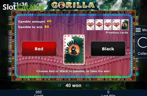 Διπλασιάστε. Gorilla Κουλοχέρης