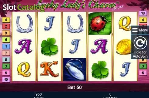 Ροδέλες. Lucky Lady's Charm deluxe Κουλοχέρης 