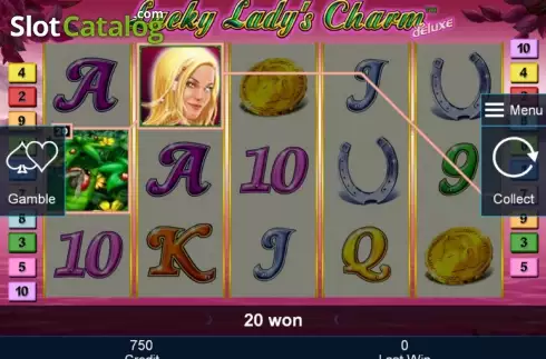 Αγριος. Lucky Lady's Charm deluxe Κουλοχέρης 