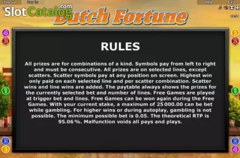 Οθόνη9. Dutch Fortune Κουλοχέρης