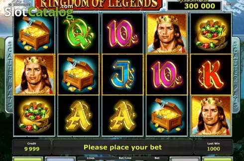 Οθόνη 1. Kingdom of Legends Κουλοχέρης