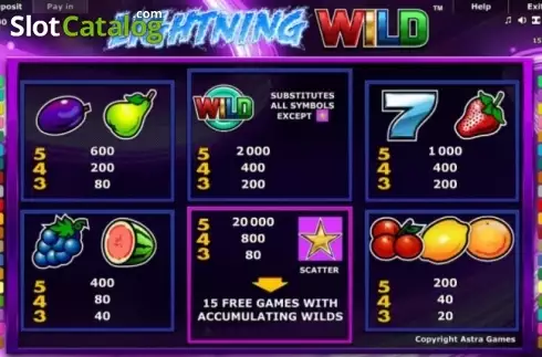 Οθόνη6. Lightning Wild Κουλοχέρης