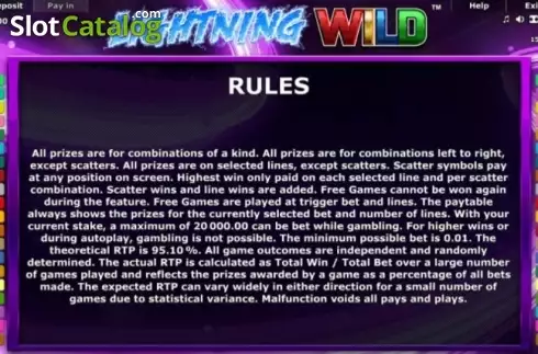 Οθόνη8. Lightning Wild Κουλοχέρης