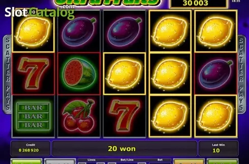 Οθόνη 1. Ultra Fruits Κουλοχέρης