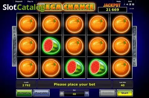 Οθόνη3. Mega Chance Κουλοχέρης