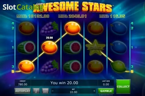 Οθόνη4. Awesome Stars Κουλοχέρης
