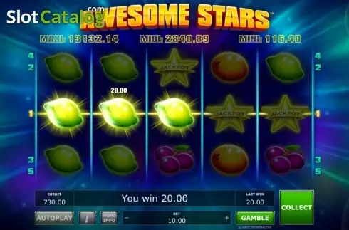Οθόνη5. Awesome Stars Κουλοχέρης