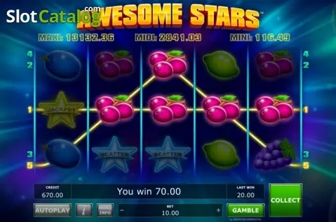 Οθόνη9. Awesome Stars Κουλοχέρης