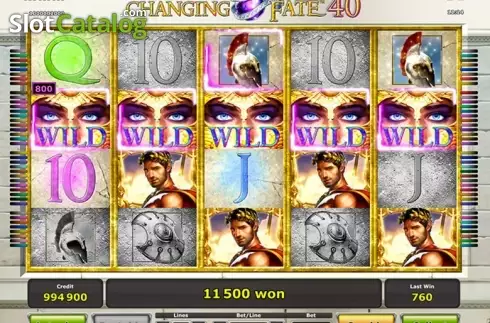 Οθόνη 1. Changing Fate 40 Κουλοχέρης