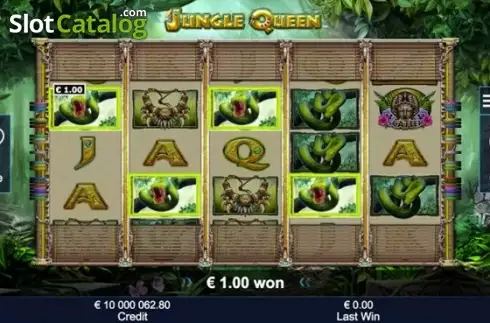 Οθόνη 2. Jungle Queen (Greentube) Κουλοχέρης