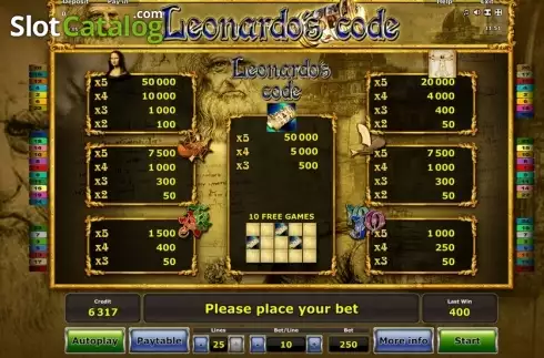 Οθόνη2. Leonardo's Code Κουλοχέρης