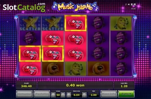 Οθόνη6. Music Island Κουλοχέρης 