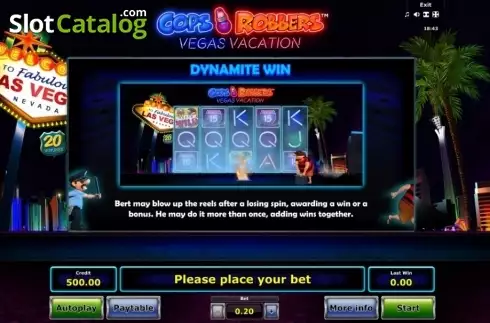 Οθόνη9. Cops 'n' Robbers Vegas Vacation Κουλοχέρης