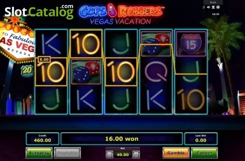 Οθόνη3. Cops 'n' Robbers Vegas Vacation Κουλοχέρης