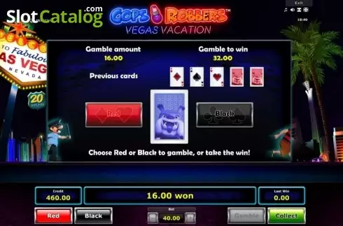 Οθόνη4. Cops 'n' Robbers Vegas Vacation Κουλοχέρης