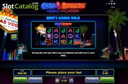 Οθόνη8. Cops 'n' Robbers Vegas Vacation Κουλοχέρης