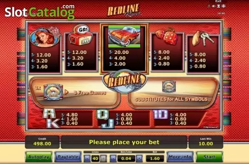 Οθόνη6. Redline Racer Κουλοχέρης