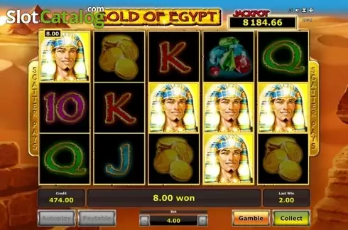 Οθόνη5. Gold of Egypt (Green Tube) Κουλοχέρης