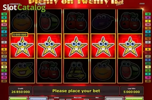 Οθόνη2. Plenty on Twenty II hot Κουλοχέρης